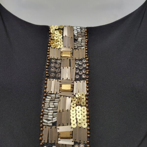 Jolibel Black Strapless Sequin Dress Size 10 - NWOT - Picture 12 of 13